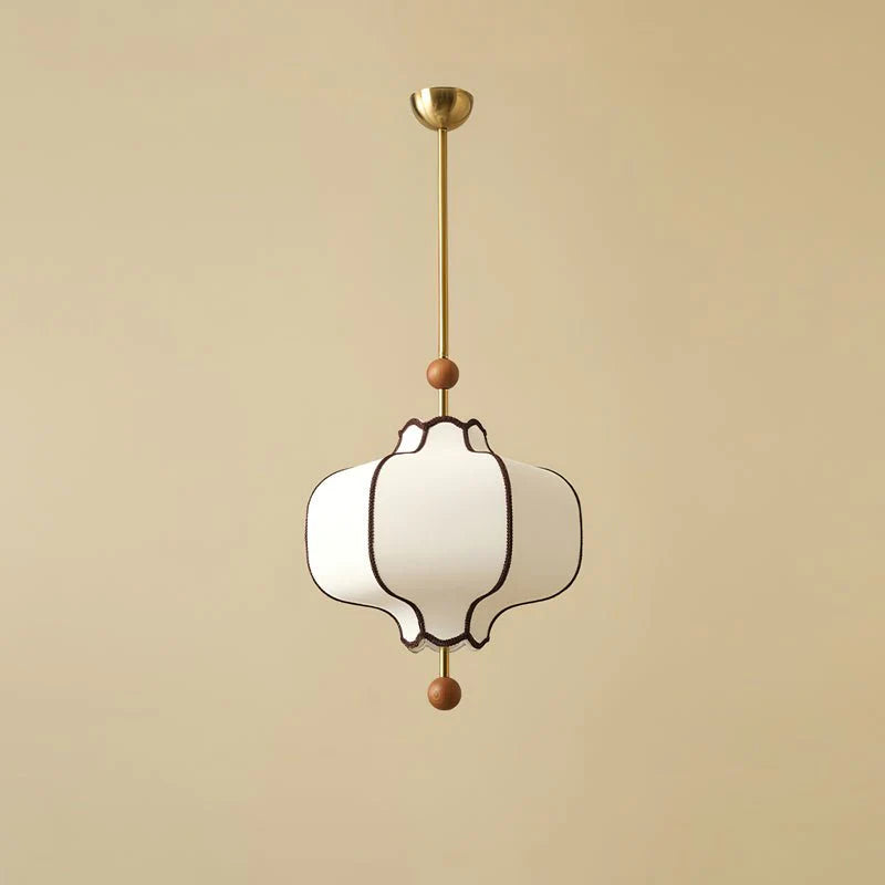 Lampe à Suspension Dôme Vintage en Tissu