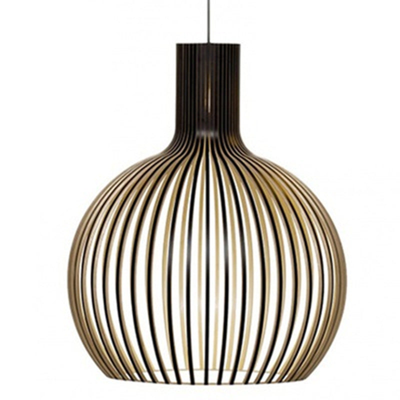 Glarefusion Vintage wooden Pendant Light