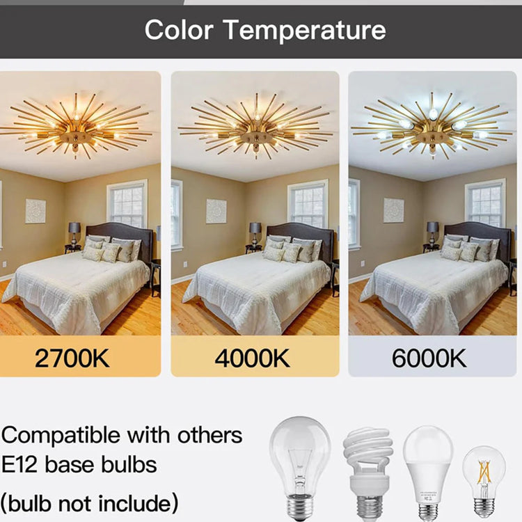 Moderne uregelmæssigt jernværksloftslys