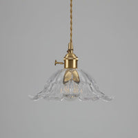 Nordic Amber Brass Glass pendellys