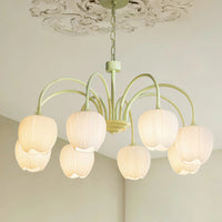 Lampadario di soggiorno minimalista moderno color crema