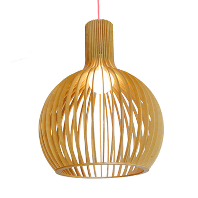 Glarefusion Vintage wooden Pendant Light