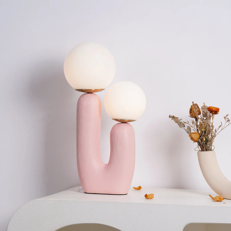 Trendy Cactus Sphere-glas bordlampe