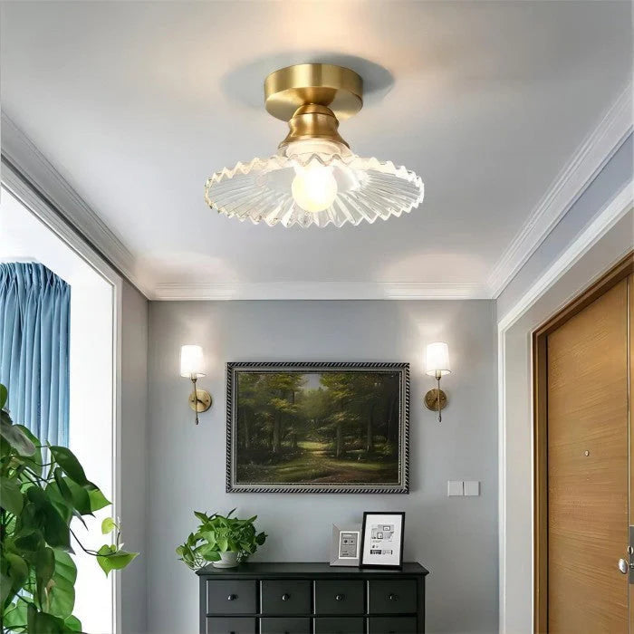Lampada da soffitto semplice creativa francese