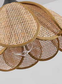 Rattan Blossom Pendant Light
