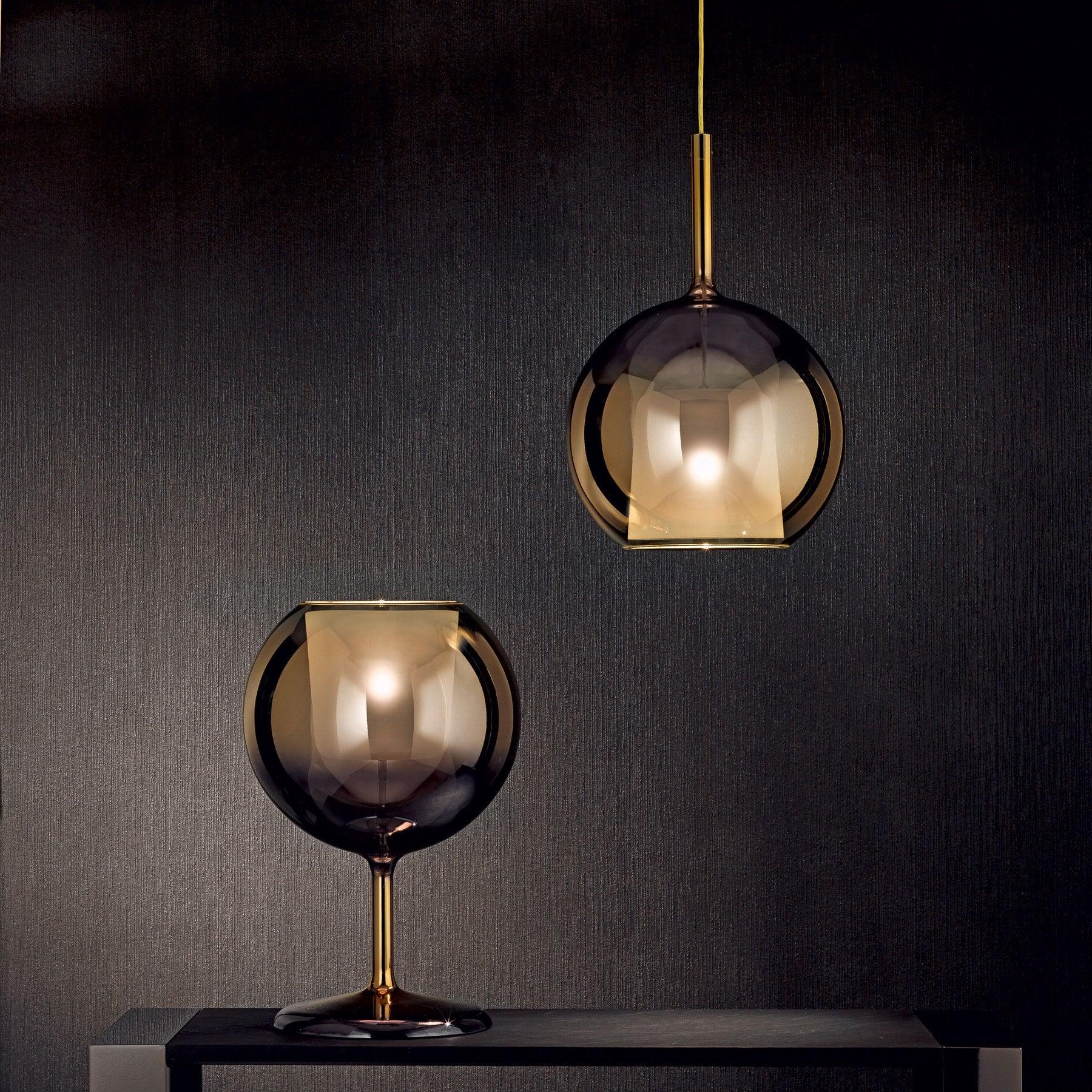 Lampada a sospensione a sfera luminosa