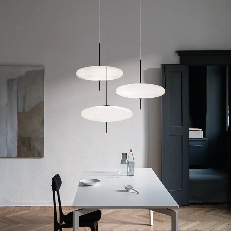 Lampada a sospensione celeste
