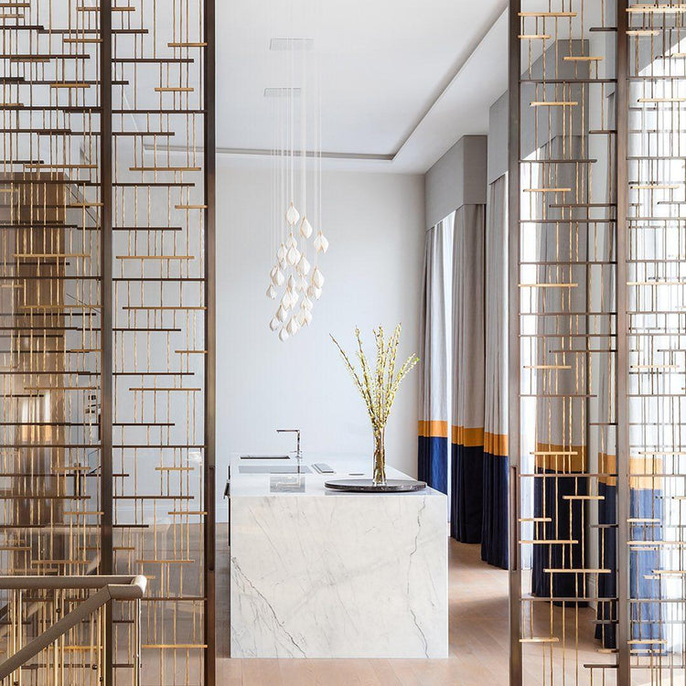 Klassisk Flora-Bud keramisk pendel