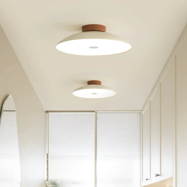 Cream Iron Hallway Ceiling Fixture