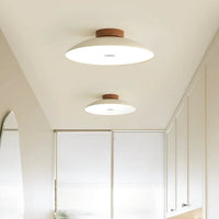 Cream Iron Hallway Ceiling Fixture