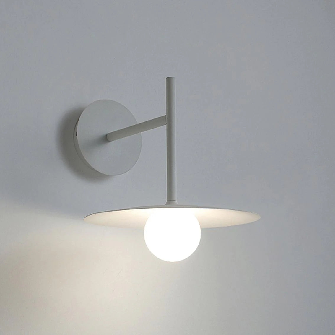 Modern Disc Glass Wall Light