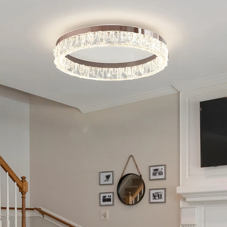 Trendy rund akryl Luxe loftslampe