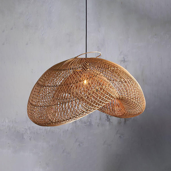 Boho Curve rattan pendel