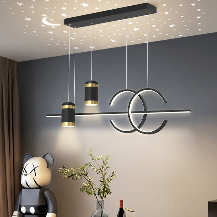 Modern Simple Starry Sky Projection Chandelier