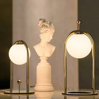 Moderne luksusbedskabsbordlampe