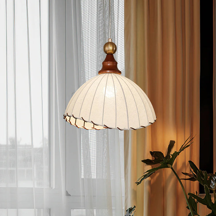 French Wabi-Sabi Vintage Pendant Light