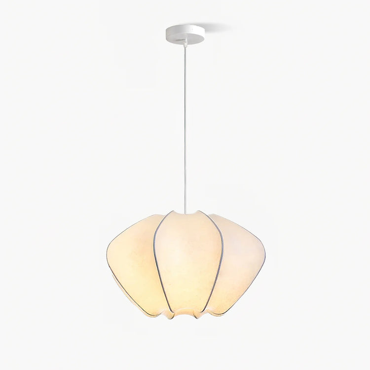 Modern Irregular Silk Pendant Light