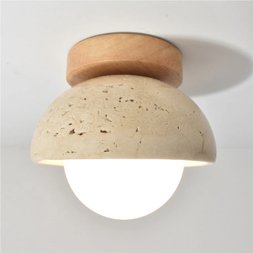 Modern Industrial Stone Wall Light