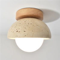 Modern Industrial Stone Wall Light