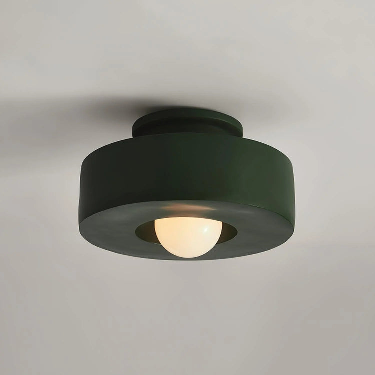 Contemporary Round Resin Ceiling Lamp