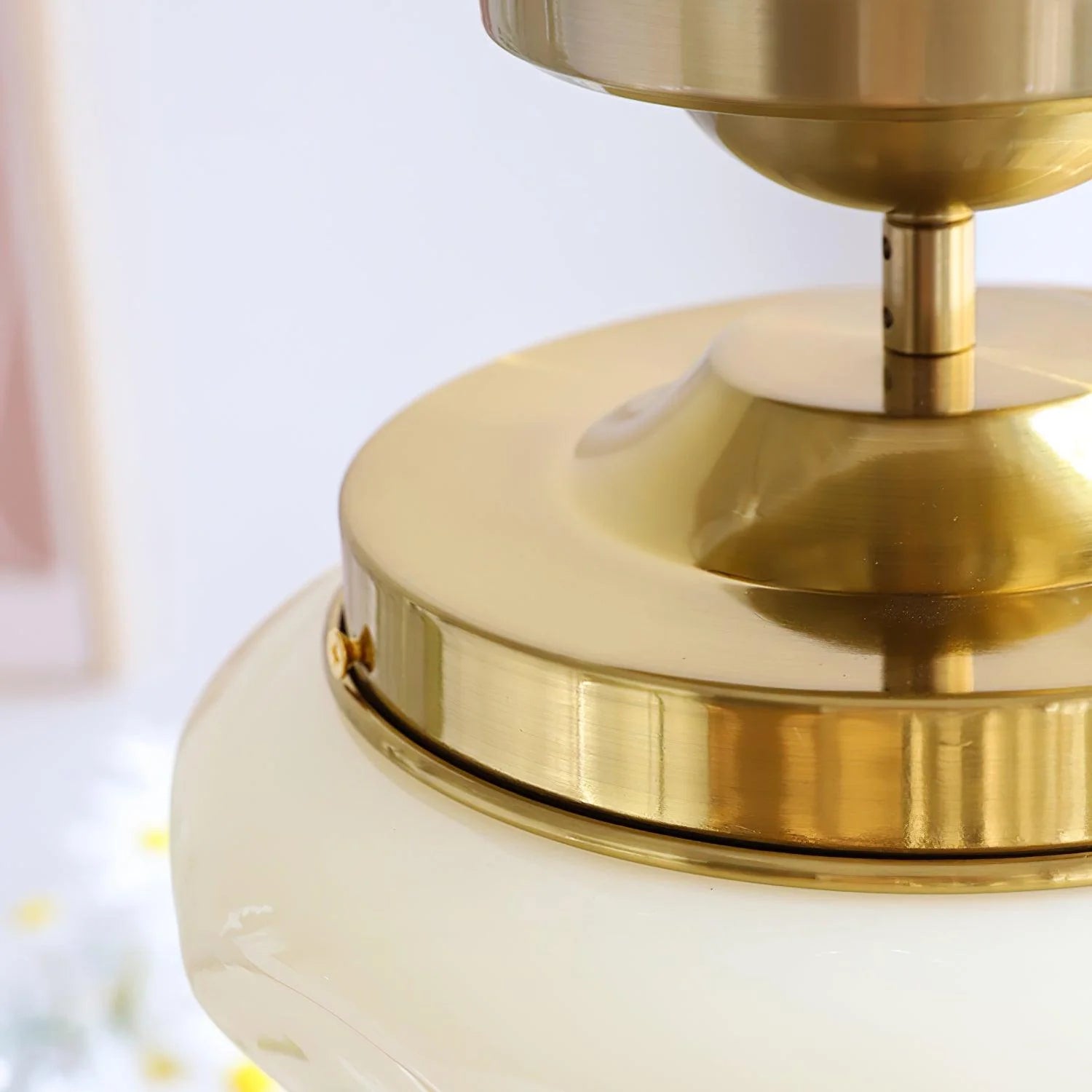 Elegant Sleek Dome Glass Ceiling Lamp