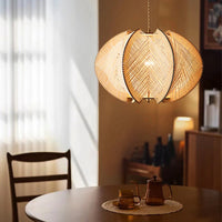 Artistic Wooden Irregular Pendant Light