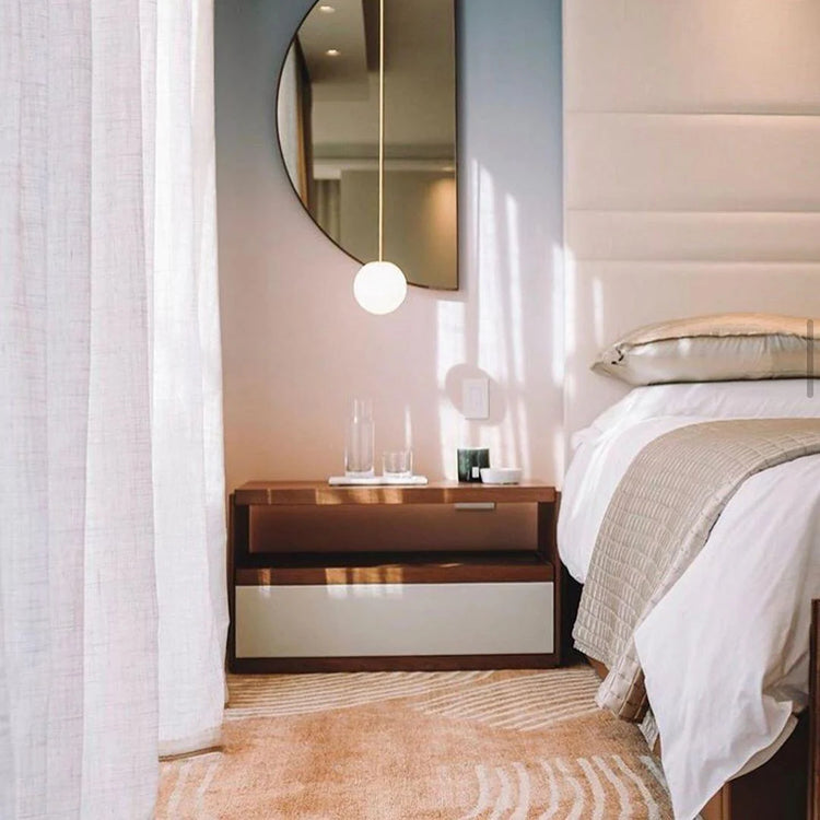 Minimalistisk sfære messing pendel