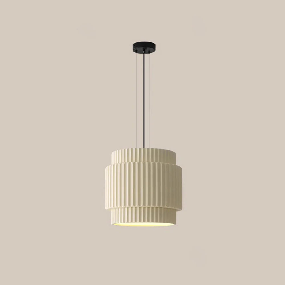 Suspension Bauhaus ronde moderne en résine