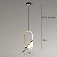 Pendante d'oiseau doré chic moderne