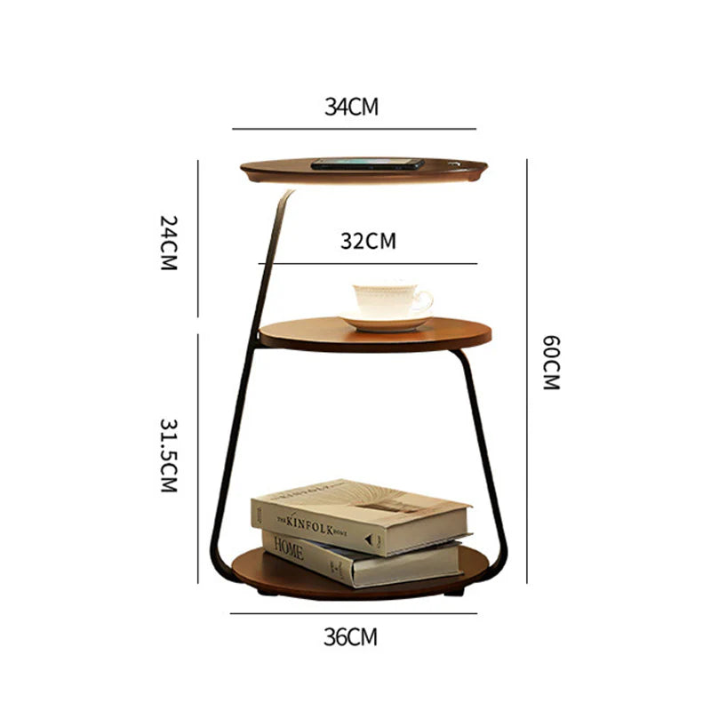 Lampadaire multicouche rechargeable créatif