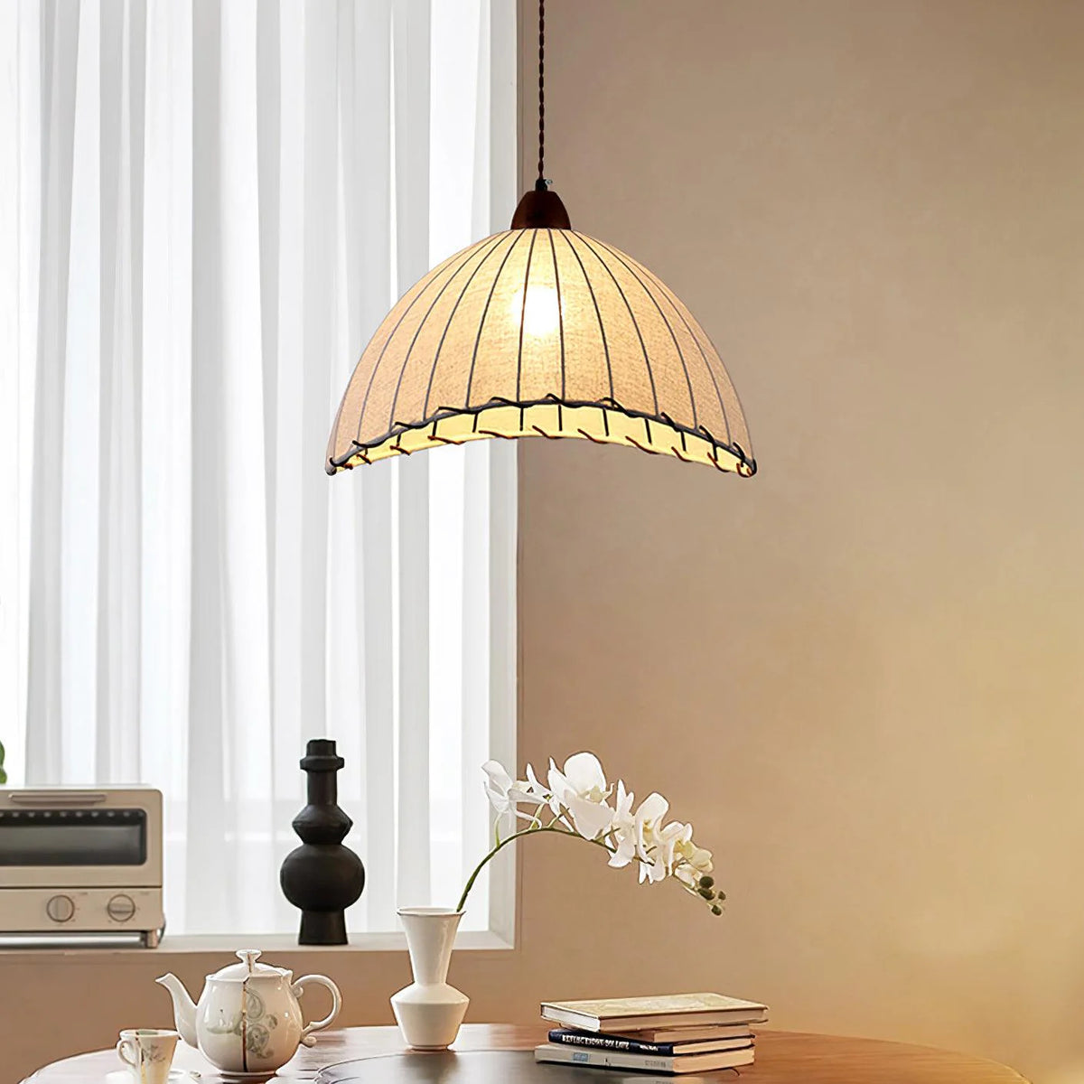 Caela Fabric Pendant Light