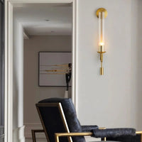 Modern Gold Metal Wall Light
