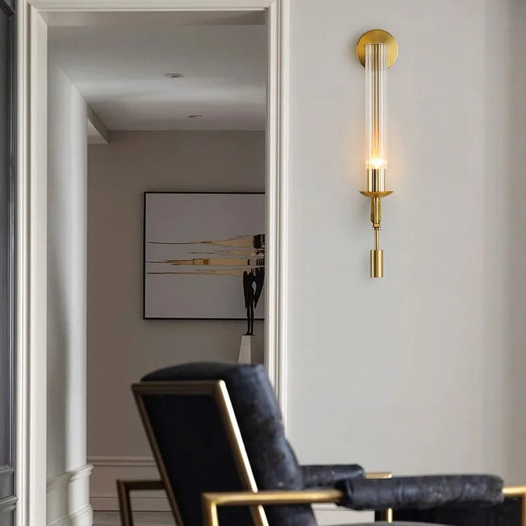Modern Gold Metal Wall Light