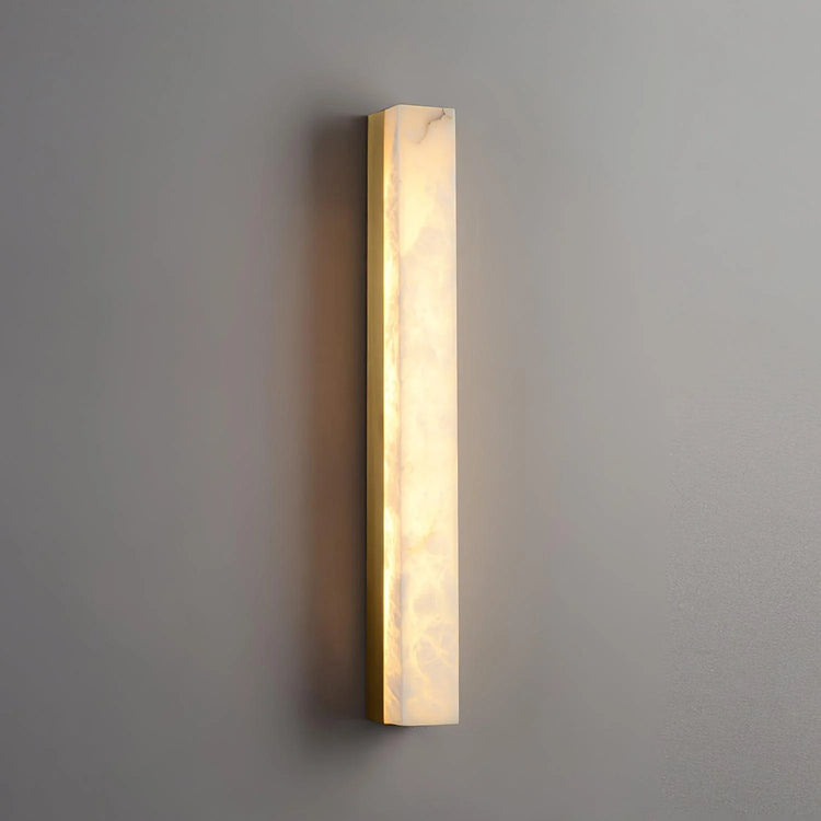 Stylish Narrow Vertical Marble Wall Light