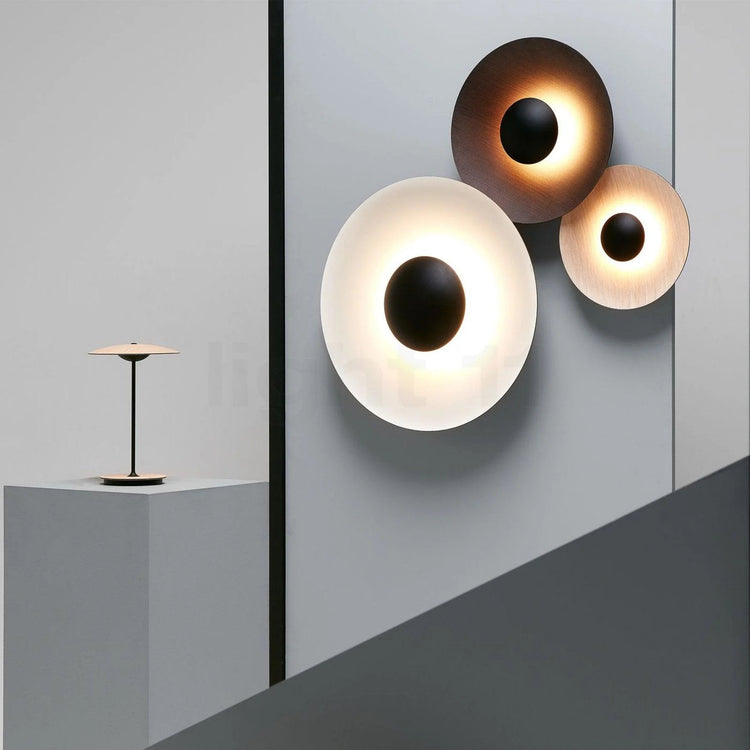 Moderne Disc-lignende Ironwork Wall Light