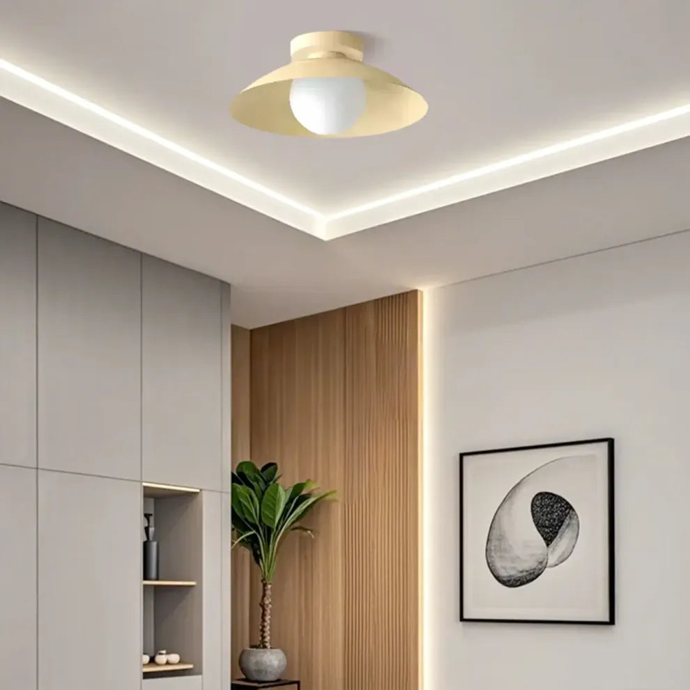 Plafoniera moderna rotonda minimale