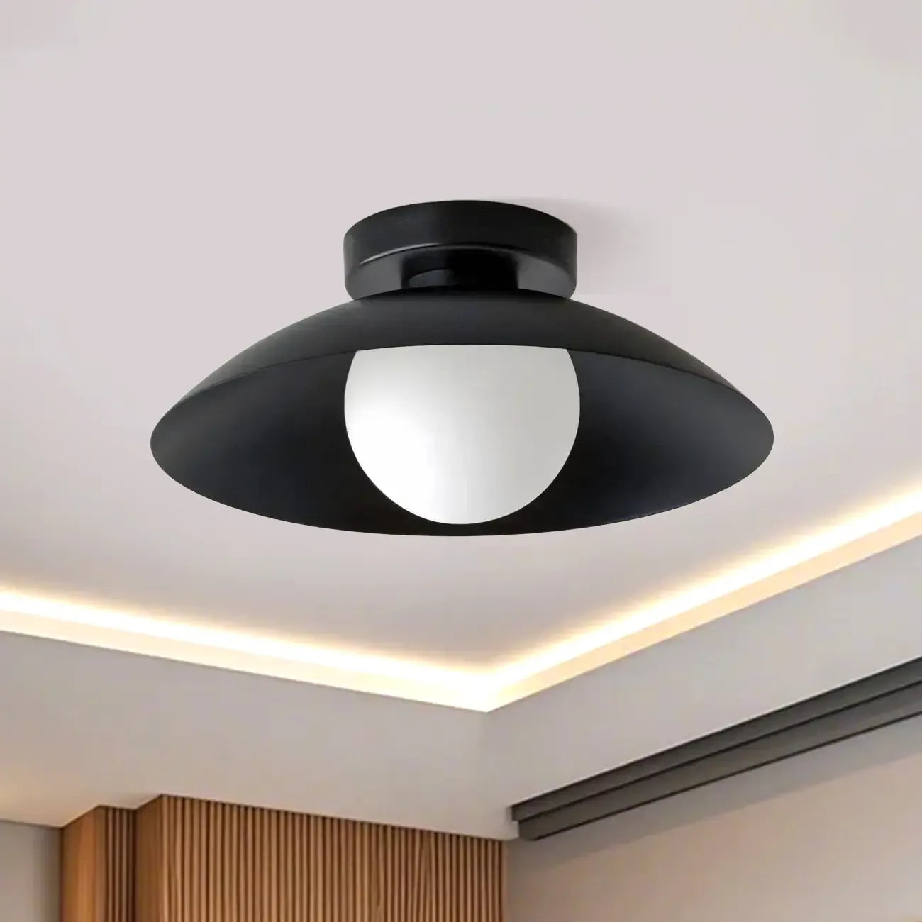 Plafoniera moderna rotonda minimale