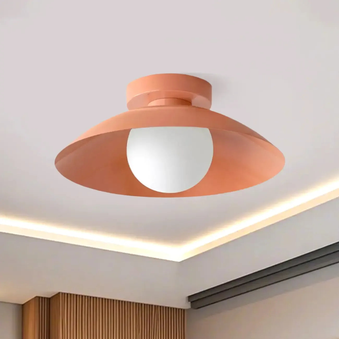 Plafoniera moderna rotonda minimale