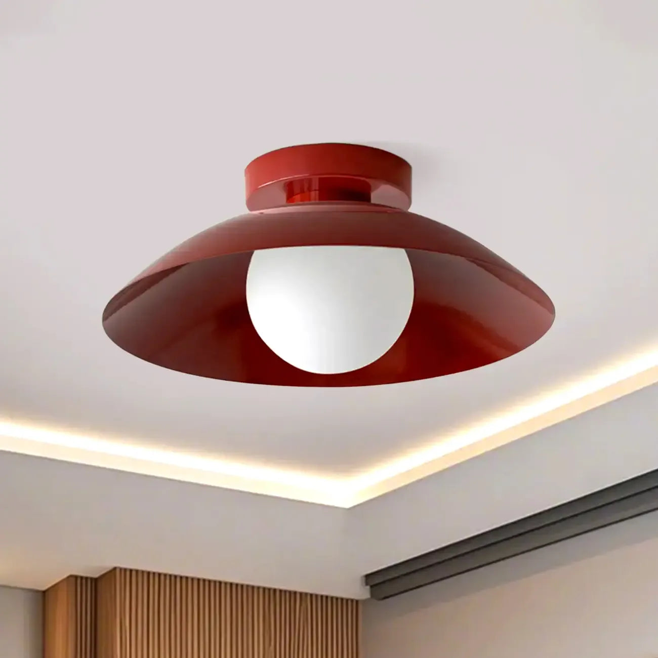 Plafoniera moderna rotonda minimale