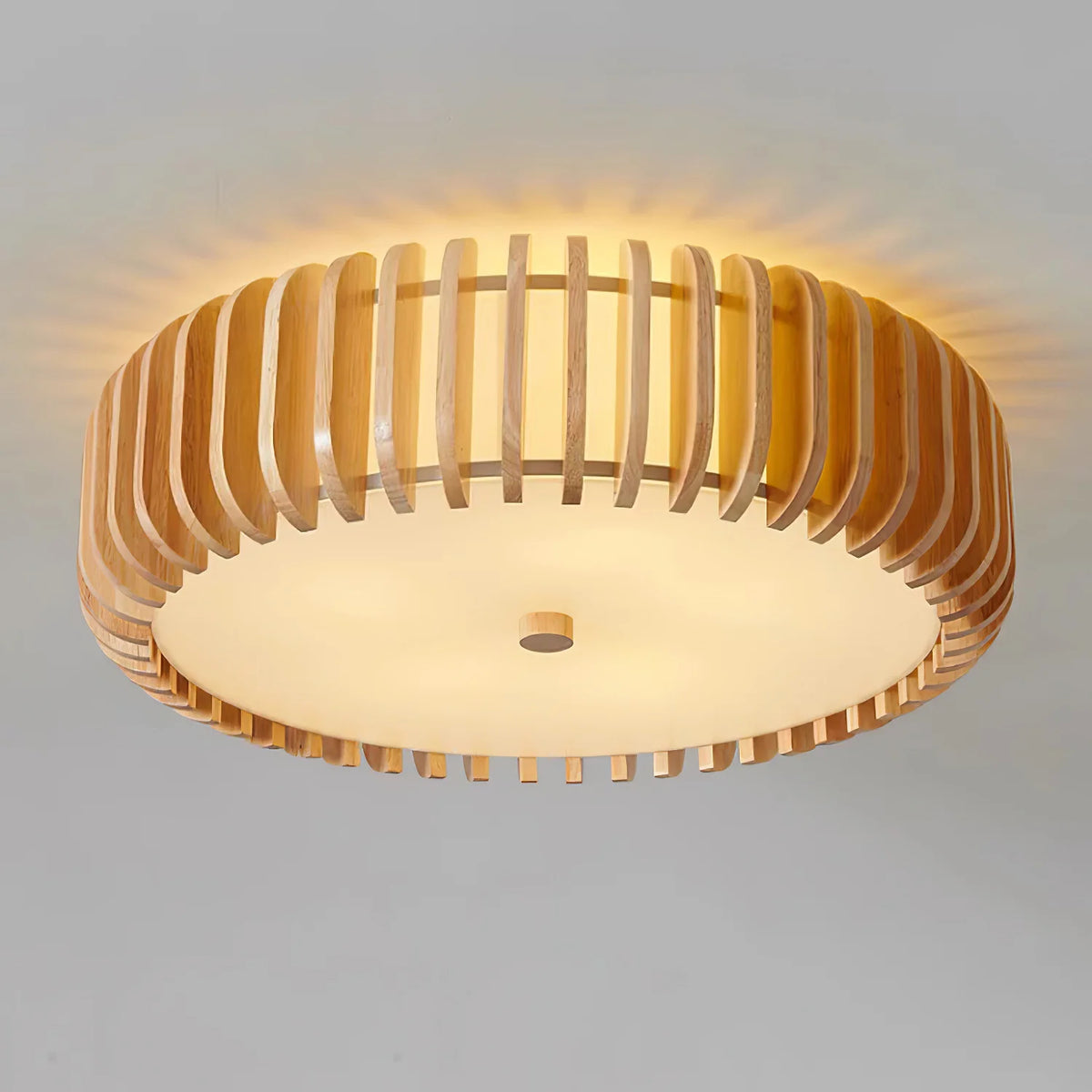 Træstråling loftslampe