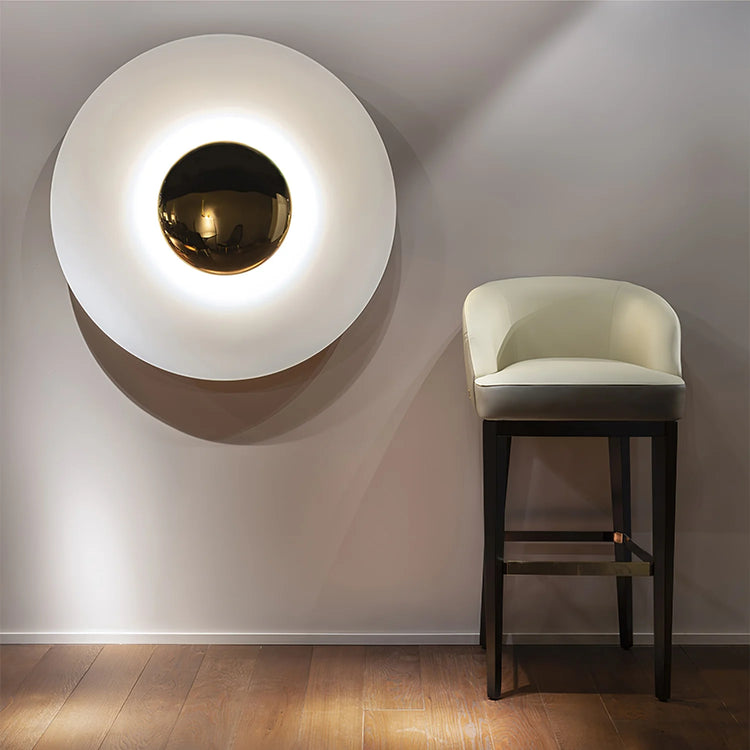 Moderne Disc-lignende Ironwork Wall Light