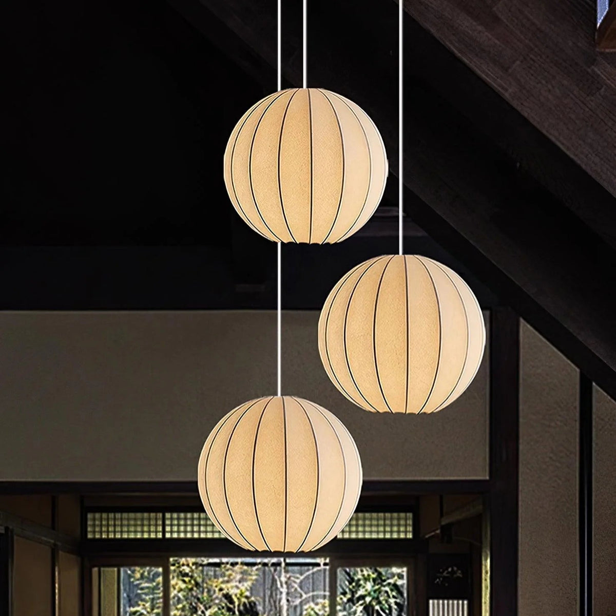 Aeris Silk Pendant Light