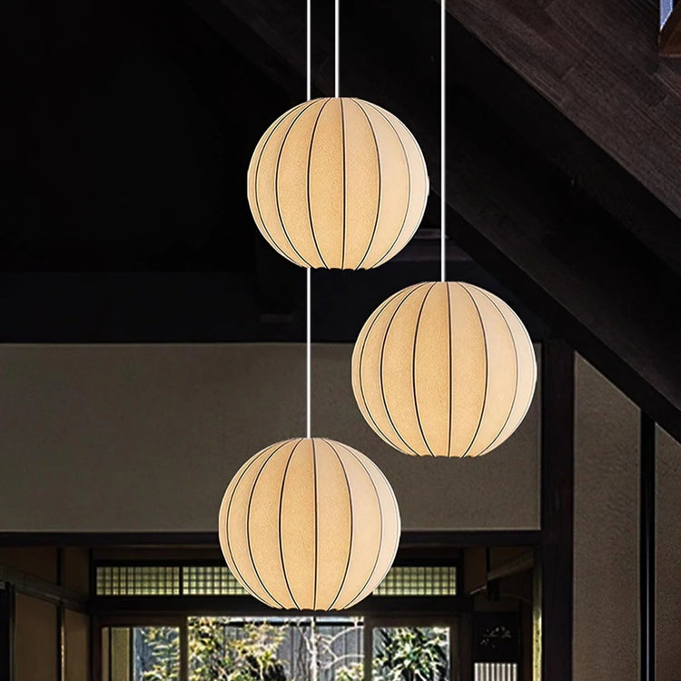 Minimalistisk ribbelysning i rund stof