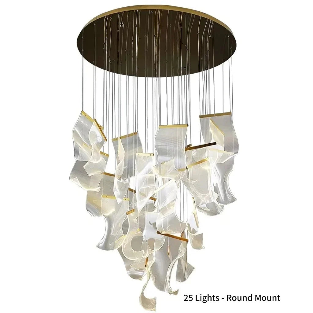 Lampadario postmoderno di lusso creativo