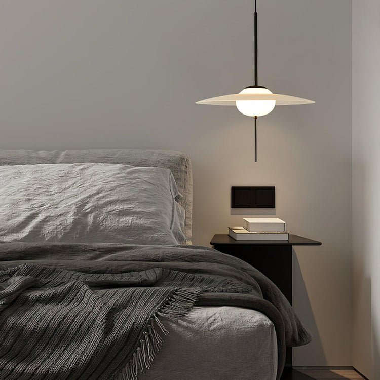 Moderne flad disk akryl pendel