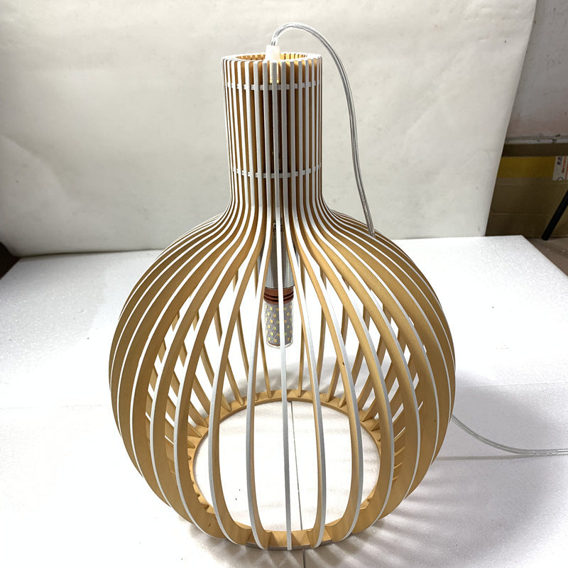 Glarefusion Vintage wooden Pendant Light