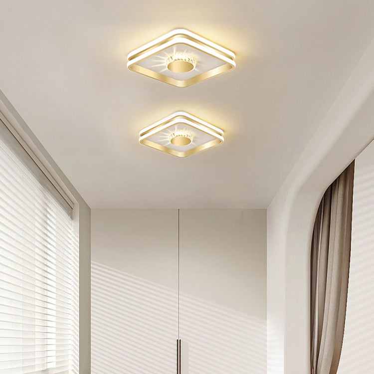 Moderne smart krystal loftslampe