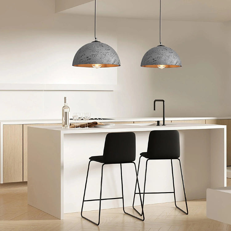 Modern Dome Resin Pendant Light