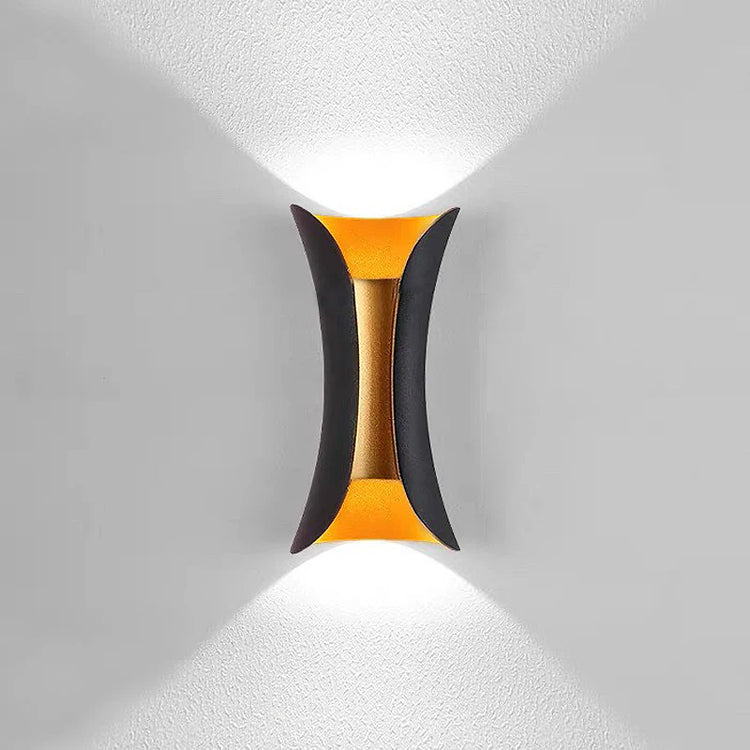 Modern Irregular Aluminum Outdoor Wall Light