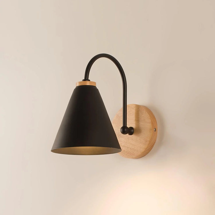 Retro Cone Iron Wall Lamp